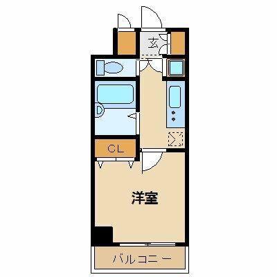 サンテミリオンお茶の水(1K/9階)の間取り写真