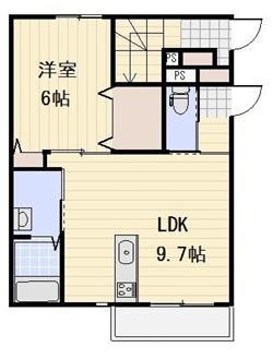 ミナーレ(1LDK/1階)の間取り写真