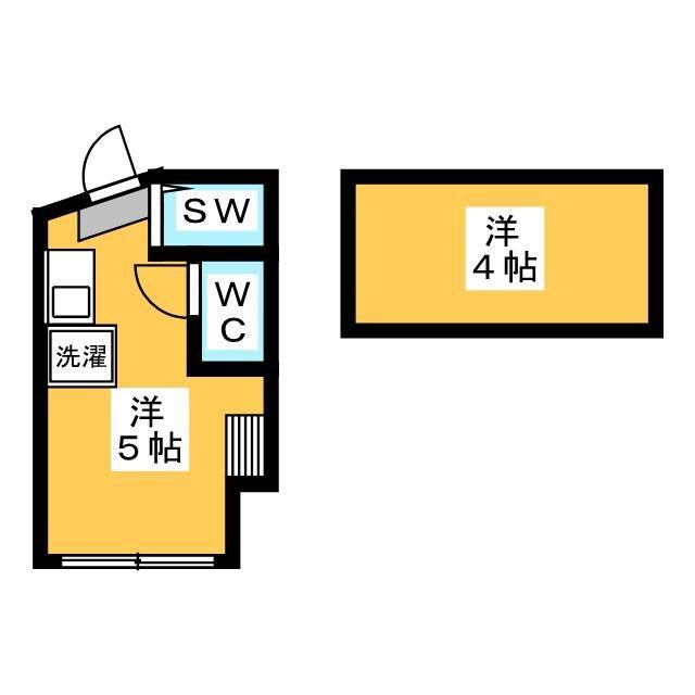 アーバンプレイス目白クア(ワンルーム/2階)の間取り写真