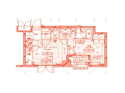 デュオ・スカーラ横濱山下町(1DK/3階)の間取り写真