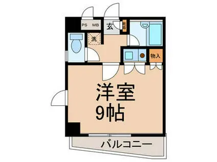 メゾンムツミ50(ワンルーム/2階)の間取り写真