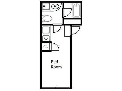 ARROWSAL SHINKAWA(ワンルーム/5階)の間取り写真