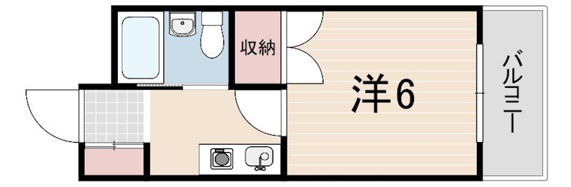 ハイツ エリーゼ(1K/3階)の間取り写真
