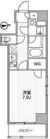 GRANDUO下北沢11(1K/7階)の間取り写真