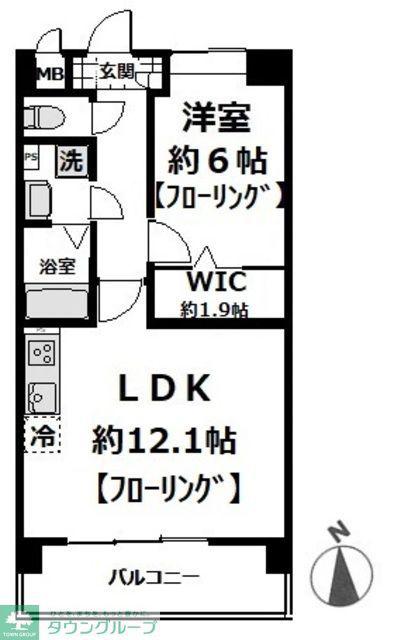 ロス シンコ ソラール(1LDK/3階)の間取り写真