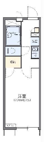 レオパレスNEXT DOOR(1K/1階)の間取り写真