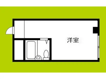 阿倍野物語(ワンルーム/4階)の間取り写真