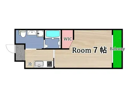 サニーエステート関目(1K/4階)の間取り写真