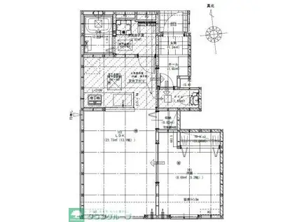 リーブルファイン松戸小金原(1LDK/1階)の間取り写真