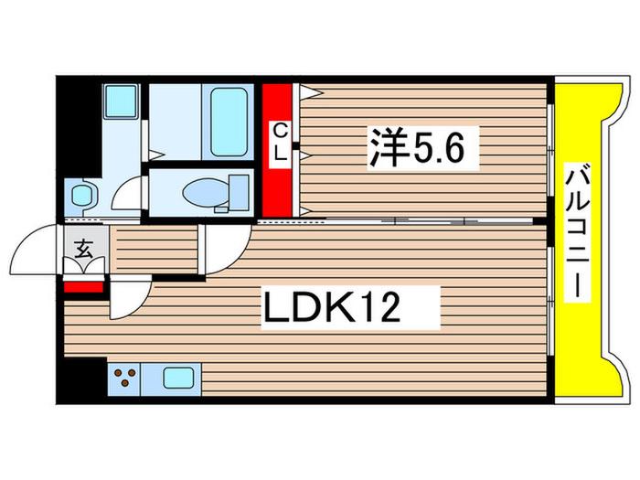 ルヴール(1LDK/2階)の間取り写真