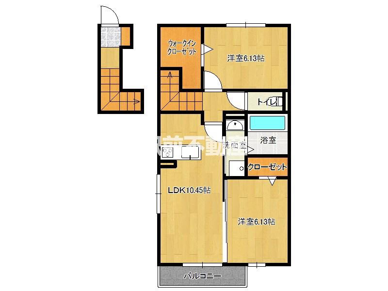 リーブル本町(2LDK/2階)の間取り写真
