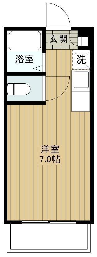 センチュリー91西船(ワンルーム/3階)の間取り写真