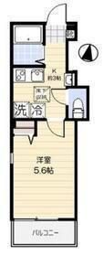 ベレッツァ中板橋(1K/1階)の間取り写真