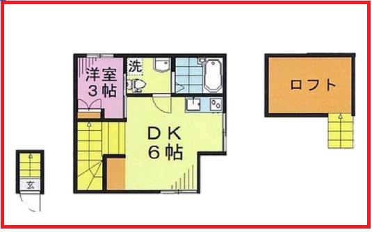 ザ レジデンス東十条(1DK/3階)の間取り写真