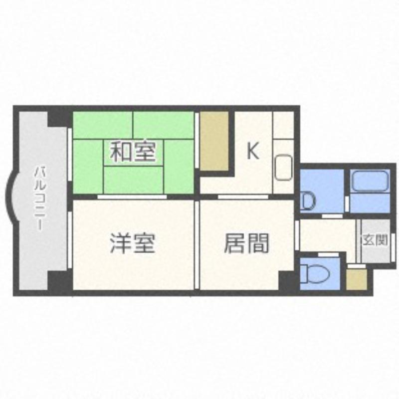 セルシオ11(1LDK/3階)の間取り写真