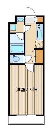 CREVISTA 練馬桜台(1K/2階)の間取り写真