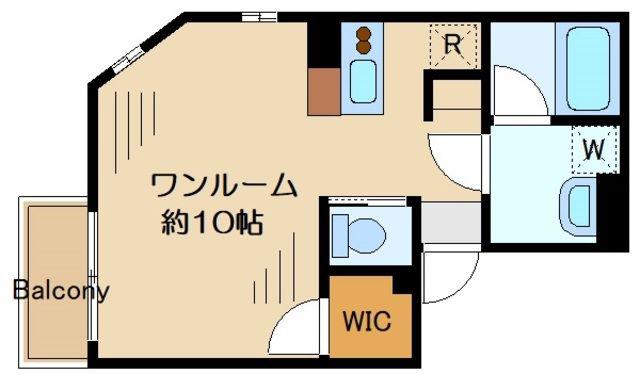 MDM世田谷代田(ワンルーム/2階)の間取り写真