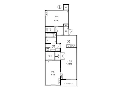 SIRIN KEDI シリンケディ BLDG A&B(2LDK/3階)の間取り写真