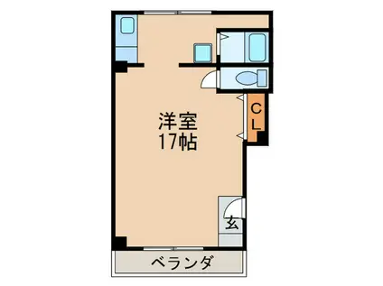 Jクラブビル(ワンルーム/3階)の間取り写真