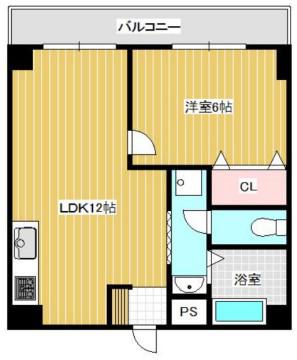 パークヒルズオアシス(1LDK/2階)の間取り写真