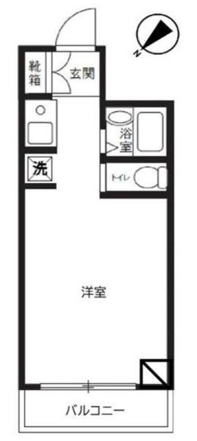 ウィンベルソロ西川口第10(ワンルーム/9階)の間取り写真