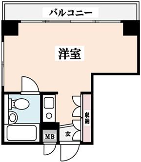 ライオンズマンション板橋区役所前(ワンルーム/7階)の間取り写真