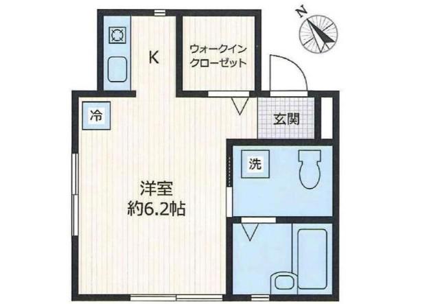 PRIME RESIDENCE(ワンルーム/2階)の間取り写真