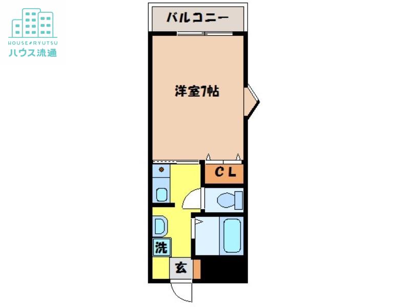 レスピーロ(1K/3階)の間取り写真