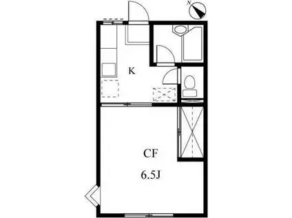 コンフォート桜台(1K/1階)の間取り写真
