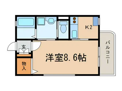 アプリコット(1K/3階)の間取り写真