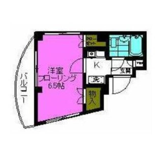 元ハウス(1K/2階)の間取り写真