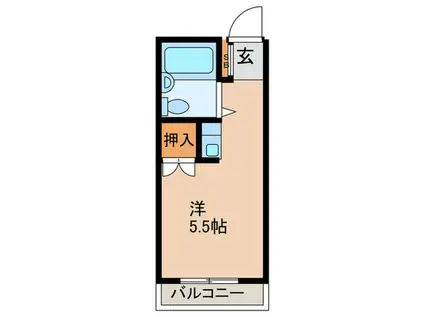 サンライフ中板橋(ワンルーム/3階)の間取り写真