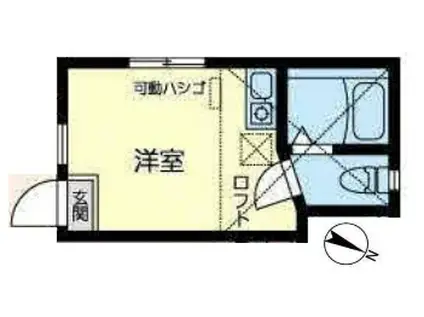 ユナイト井土ヶ谷スウィーツベリーオペラ(ワンルーム/1階)の間取り写真