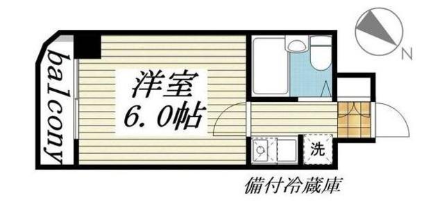 メゾン・ド・南大塚NO.1(1K/3階)の間取り写真