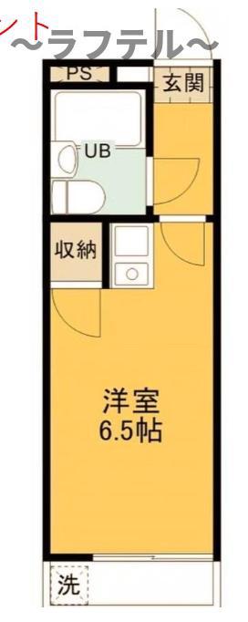煉瓦館25(1K/2階)の間取り写真