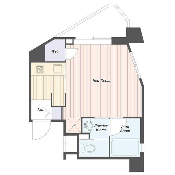 B CITY APARTMENT SUGINAMI TAKAIDO(1K/7階)の間取り写真
