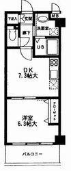 FORTRESS南長崎(1DK/1階)の間取り写真