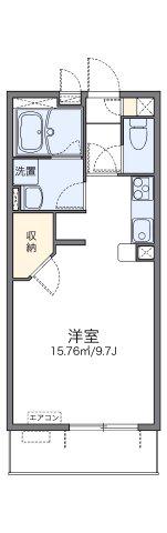 レオネクスト東郷通I(1K/1階)の間取り写真