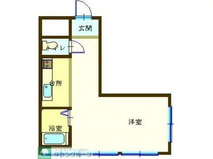 東松山FT駅前ビル(ワンルーム/3階)の間取り写真