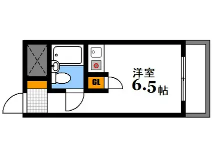 メゾン橋本(ワンルーム/3階)の間取り写真