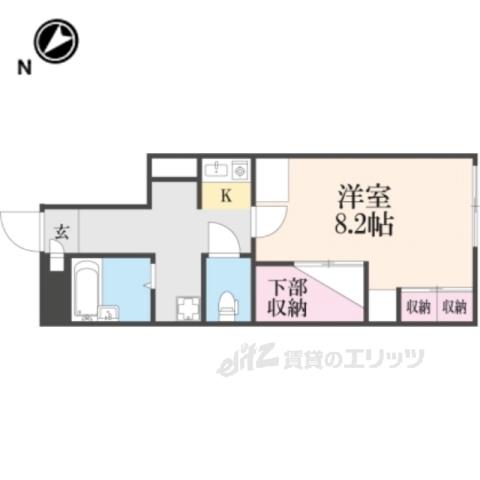 レオパレスSHOW(1K/1階)の間取り写真