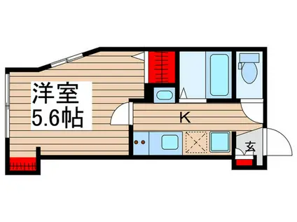 葛飾区立石6丁目計画(1K/2階)の間取り写真
