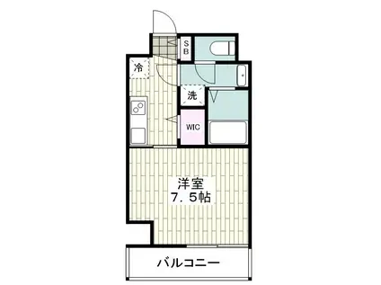 エストレージュ横浜鶴ヶ峰(1K/3階)の間取り写真