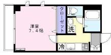 ナオネスティー(1K/3階)の間取り写真