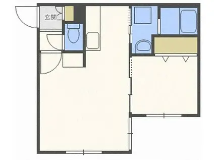 STANLEY CLARKE(1LDK/2階)の間取り写真