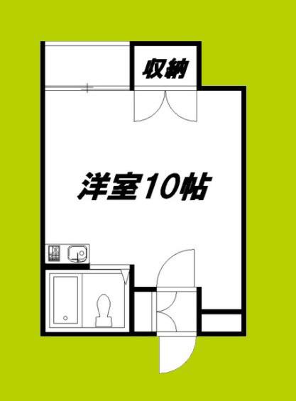ハイツ丸松(ワンルーム/5階)の間取り写真