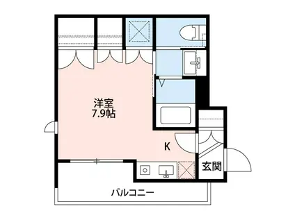 東大泉6丁目メゾン(ワンルーム/3階)の間取り写真