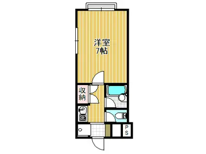 サンライト仁川(1K/1階)の間取り写真