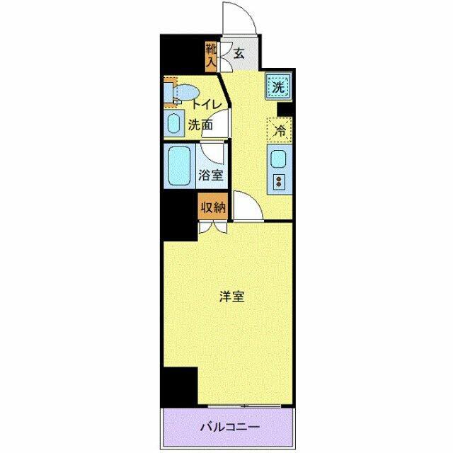 UGHD人形町(1K/8階)の間取り写真