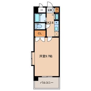 エルパラシオ(1K/3階)の間取り写真